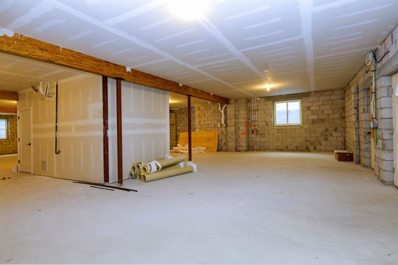 Basement Storage Installation