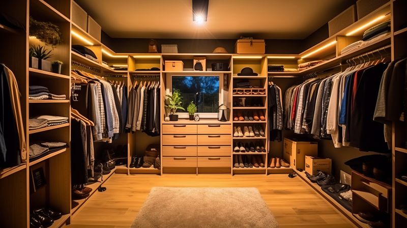 Walk In Closet Remodeling